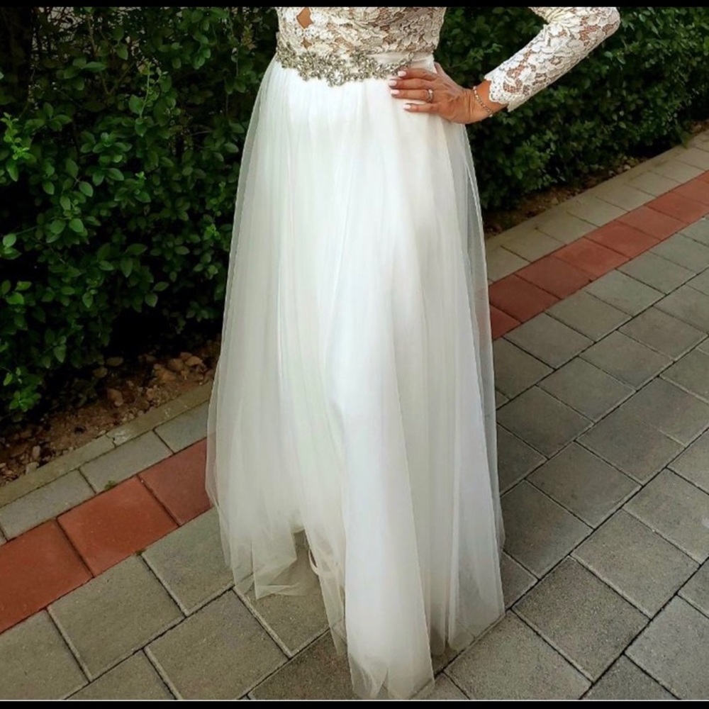 Tadashi Shoji Domita tulle skirt